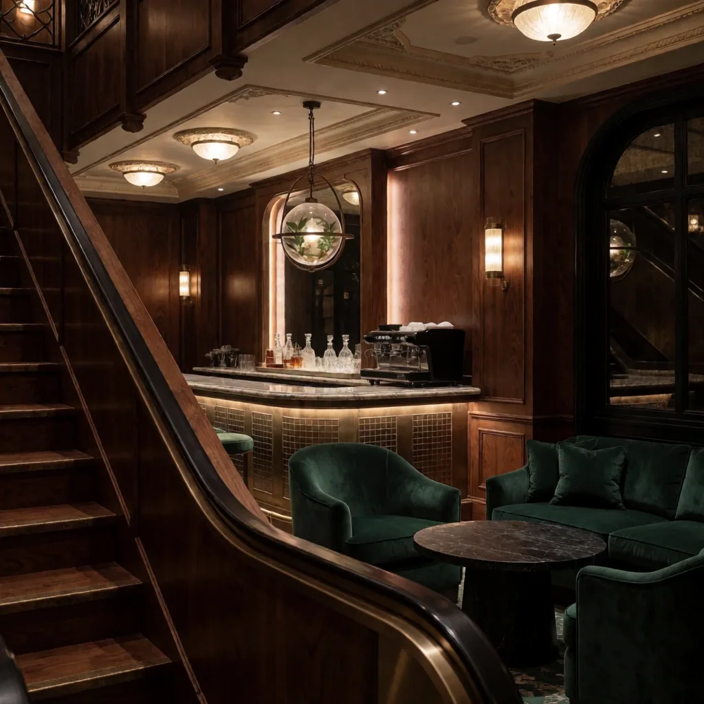 Wnętrza Ravel Lounge